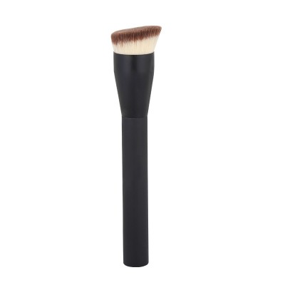 1PC High Quality Angled Round Head Liquid Foundation Brush Professional Plastic Handle Makeup Brushes Beauty Make Up Tools