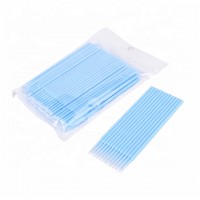 100Pcs Disposable Make up Eyelashes Individual Lashes Removing Cotton Swab Micro Brushes Eyelash Extensions Makeup Tools