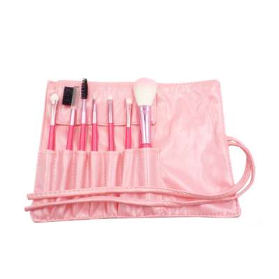 Promotion items makeup brushes with PU bag 7pcs/set