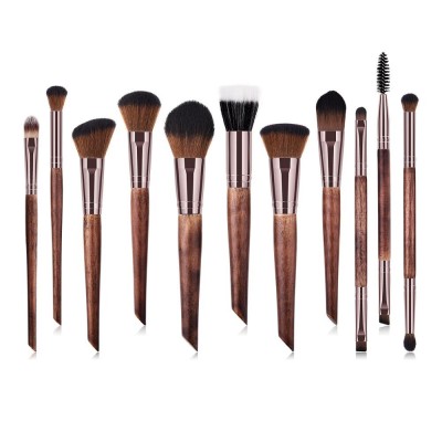 professional makeup products private label high quality 11 Make up Brushes Powder Eyelash Brush primer makeup smudge brush